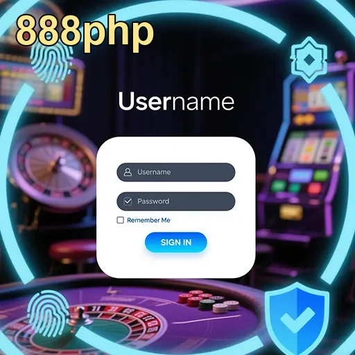 Mobile casino gaming experience with secure access - 888php